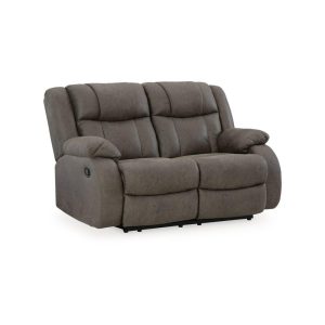 Contemporary Reclining Loveseat With Pillow Armrests  |  Reclining Loveseats Living Room Reclining Loveseats