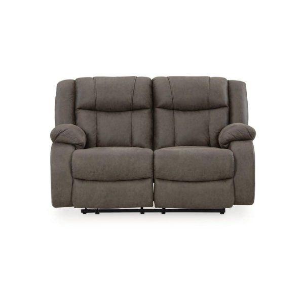 Contemporary Reclining Loveseat With Pillow Armrests  |  Reclining Loveseats Living Room Reclining Loveseats