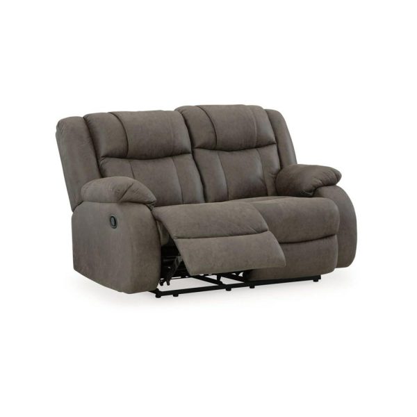 Contemporary Reclining Loveseat With Pillow Armrests  |  Reclining Loveseats Living Room Reclining Loveseats