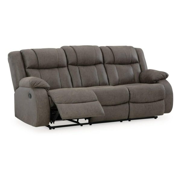 Contemporary Reclining Sofa With Pillow Armrests  |  Sofas Living Room Sofas