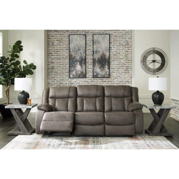 Contemporary Reclining Sofa With Pillow Armrests  |  Sofas Living Room Sofas