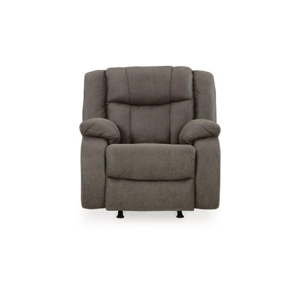 Contemporary Rocker Recliner With Pillow Armrests  |  Recliners Living Room Recliners