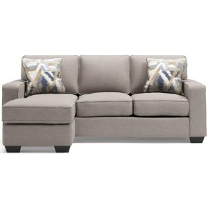 Contemporary Sofa Chaise With Reversible Ottoman  |  Sectional Sofas Living Room Sectional Sofas