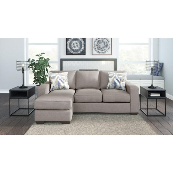 Contemporary Sofa Chaise With Reversible Ottoman  |  Sectional Sofas Living Room Sectional Sofas