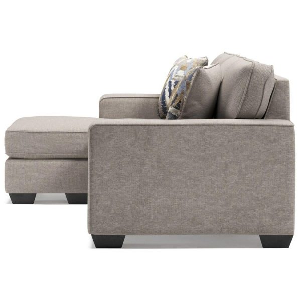 Contemporary Sofa Chaise With Reversible Ottoman  |  Sectional Sofas Living Room Sectional Sofas