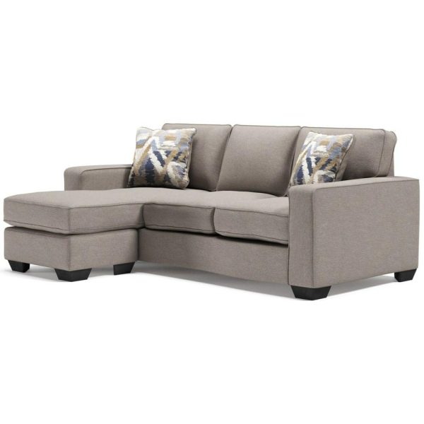 Contemporary Sofa Chaise With Reversible Ottoman  |  Sectional Sofas Living Room Sectional Sofas