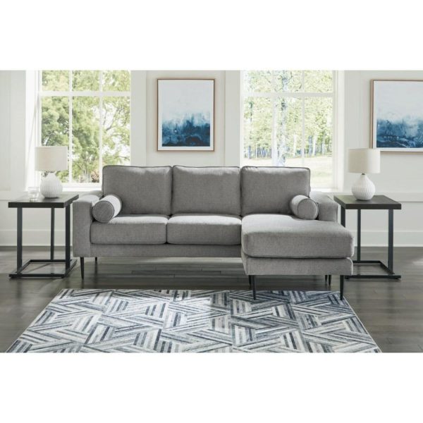 Contemporary Sofa With Reversible Chaise And Metal Legs  |  Sofas Living Room Sectional Sofas