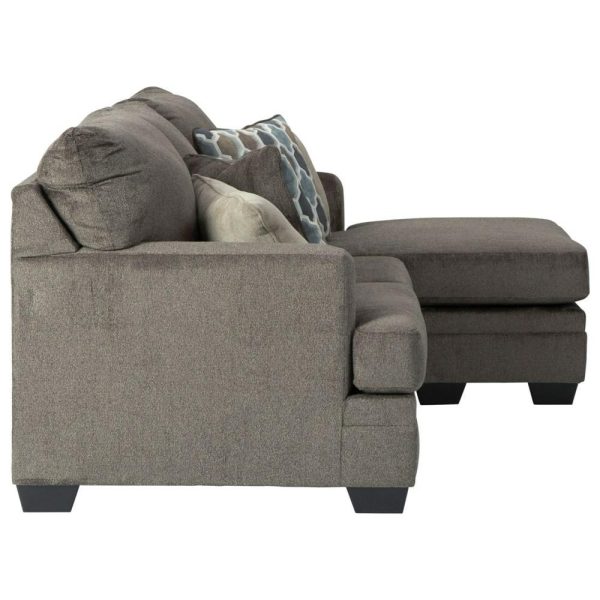 Contemporary Sofa With Reversible Chaise  |  Sectional Sofas Living Room Sectional Sofas