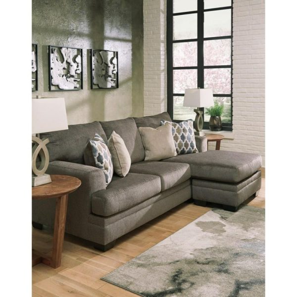 Contemporary Sofa With Reversible Chaise  |  Sectional Sofas Living Room Sectional Sofas