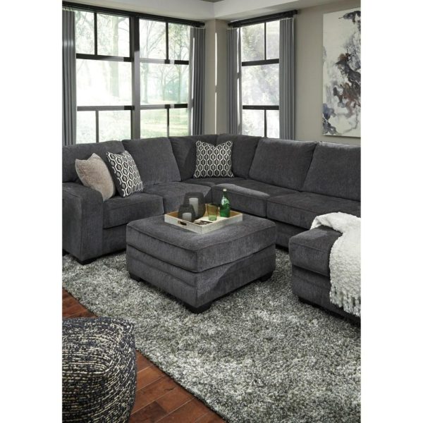 Contemporary Square Oversized Accent Ottoman  |  Ottomans Living Room Ottomans