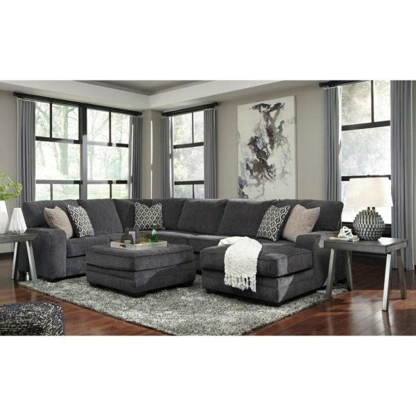 Contemporary Square Oversized Accent Ottoman  |  Ottomans Living Room Ottomans