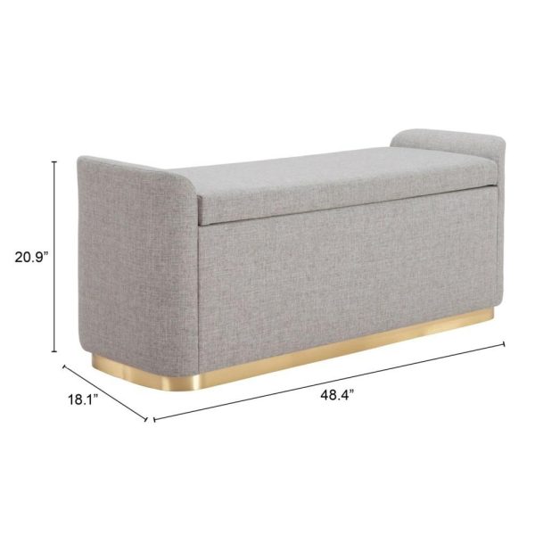 Contemporary Storage Bench  |  Benches Benches Benches