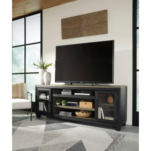 Contemporary Two-Tone 83″ Tv Stand  |  Tv Stands Living Room Tv Stands