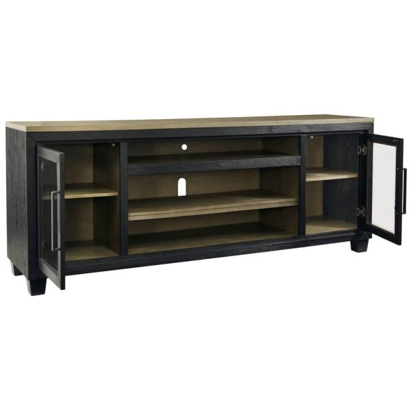 Contemporary Two-Tone 83″ Tv Stand  |  Tv Stands Living Room Tv Stands