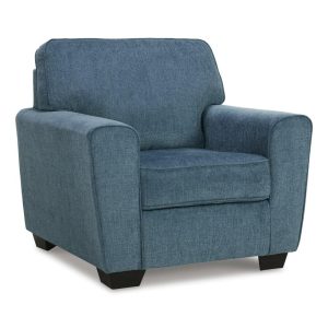 Contemporary Upholstered Chair With Block Legs  |  Living Room Chairs Living Room Living Room Chairs