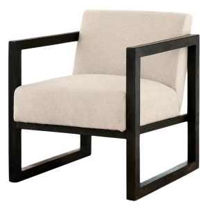 Contemporary Wood Frame Accent Chair  |  Living Room Chairs Living Room Living Room Chairs