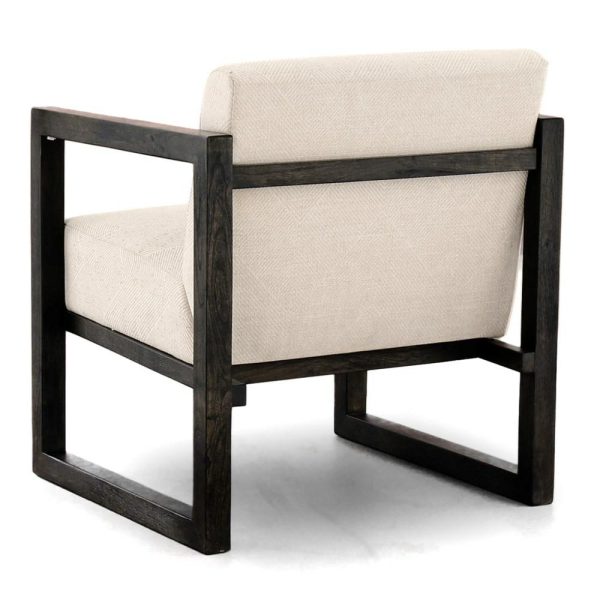 Contemporary Wood Frame Accent Chair  |  Living Room Chairs Living Room Living Room Chairs