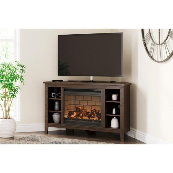 Corner Tv Stand With Electric Fireplace  |  Tv Stands Living Room Tv Stands