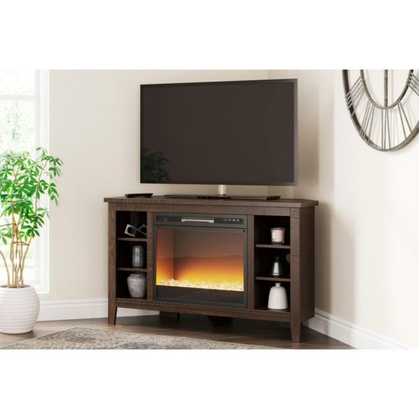 Corner Tv Stand With Electric Fireplace  |  Tv Stands Living Room Tv Stands