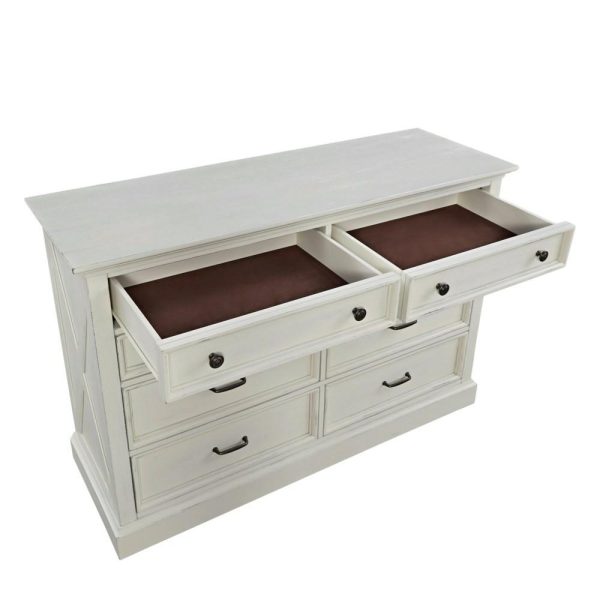 Cottage Style Dresser With Felt-Lined Drawers  |  Dressers Bedroom Dressers