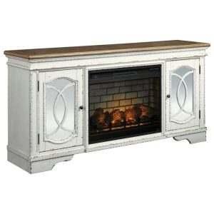 Cottage Style Extra Large Tv Stand With Fireplace Insert  |  Tv Stands Living Room Tv Stands