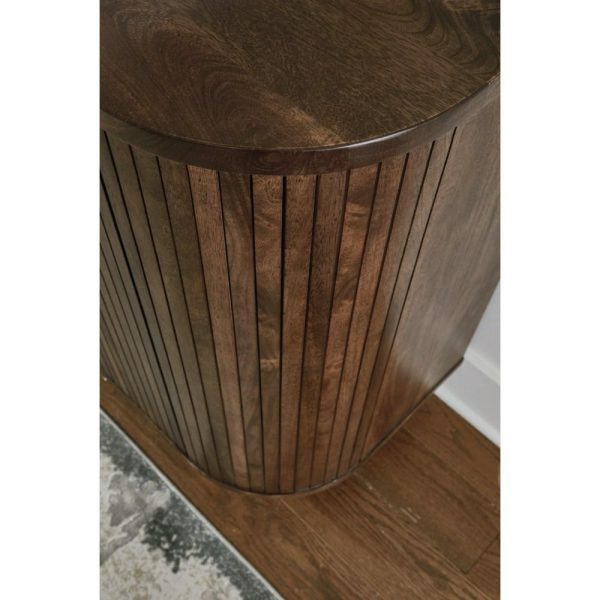 Curved Accent Cabinet With Fluted Doors  |  Accent Cabinets Accent Cabinets Accent Cabinets