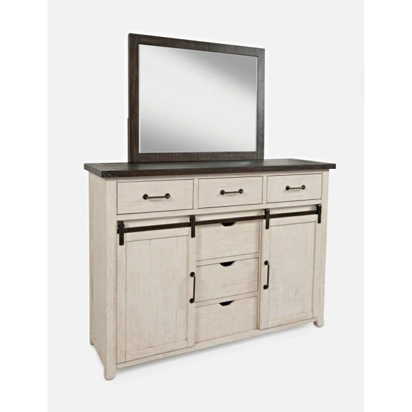 Door Dresser And Mirror Set  |  Mirrored Dressers Bedroom Mirrored Dressers