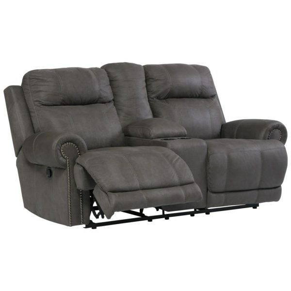 Double Reclining Loveseat W/ Console  |  Reclining Loveseats Living Room Reclining Loveseats