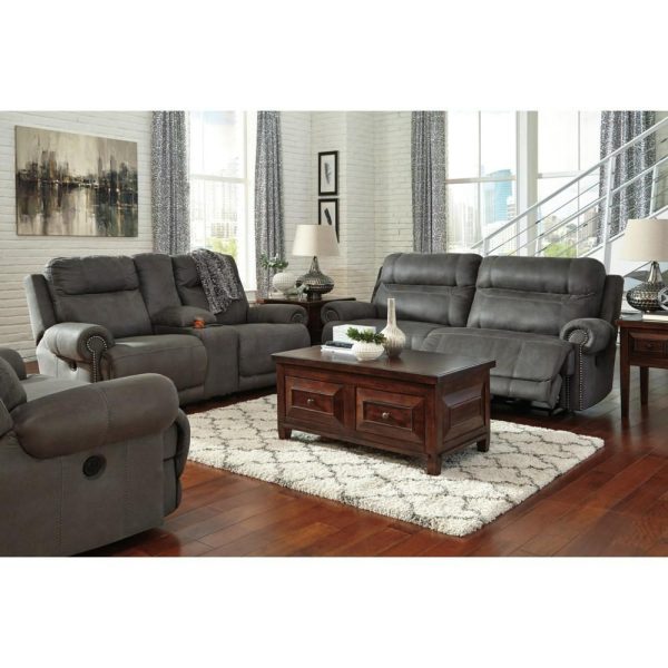 Double Reclining Loveseat W/ Console  |  Reclining Loveseats Living Room Reclining Loveseats