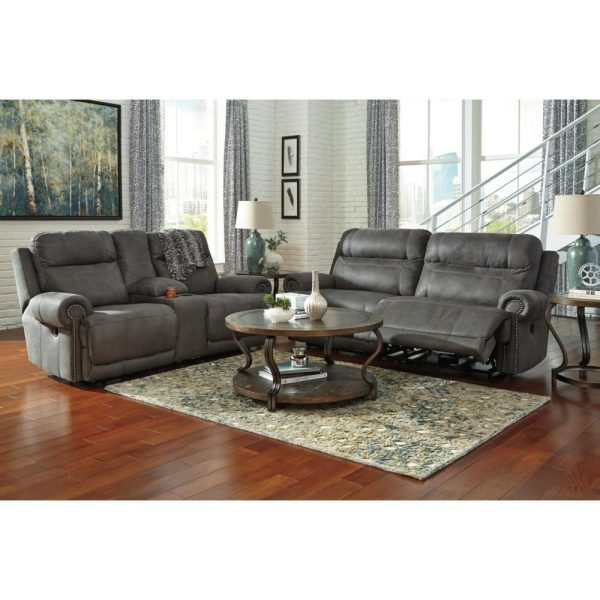 Double Reclining Loveseat W/ Console  |  Reclining Loveseats Living Room Reclining Loveseats