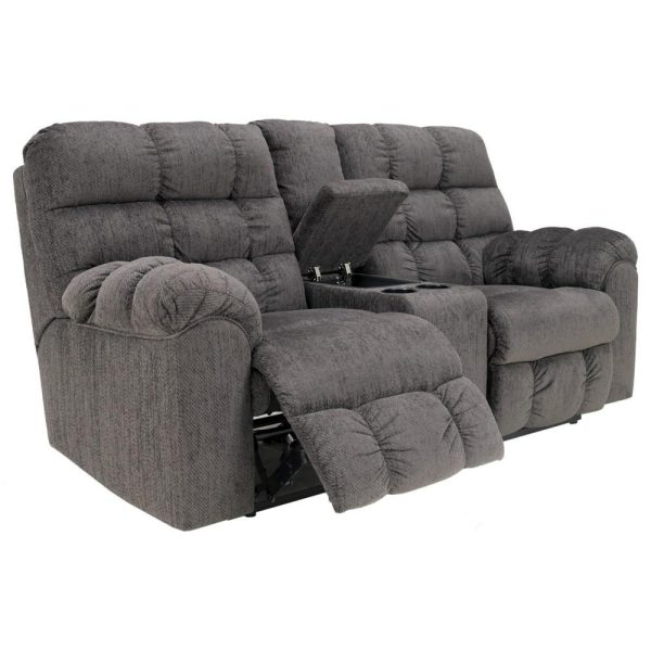 Double Reclining Loveseat With Console And Cup Holders  |  Reclining Loveseats Living Room Reclining Loveseats