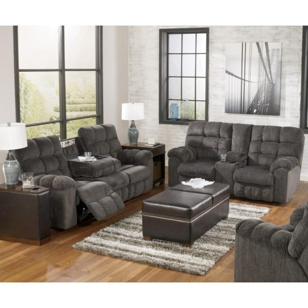 Double Reclining Loveseat With Console And Cup Holders  |  Reclining Loveseats Living Room Reclining Loveseats