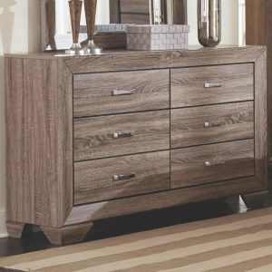 Dresser With 6 Drawers And Tapered Feet  |  Dressers Bedroom Dressers