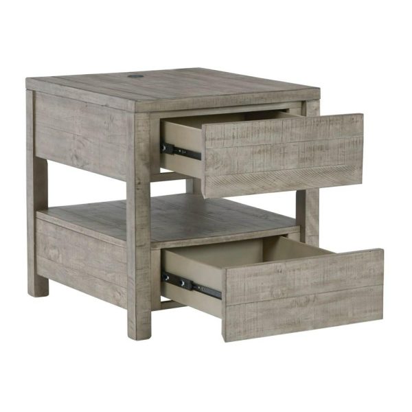 End Table With 2 Drawers And 1 Shelf  |  End & Side Tables End & Side Tables End & Side Tables