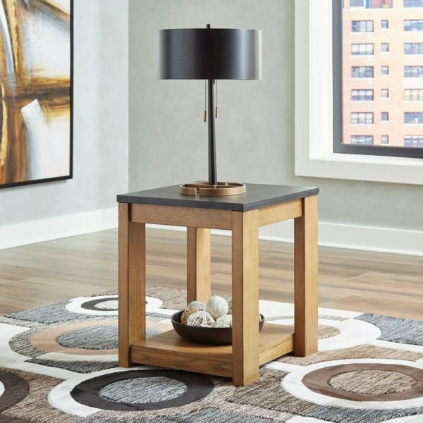 End Table With Faux Stone Top  |  End & Side Tables End & Side Tables End & Side Tables