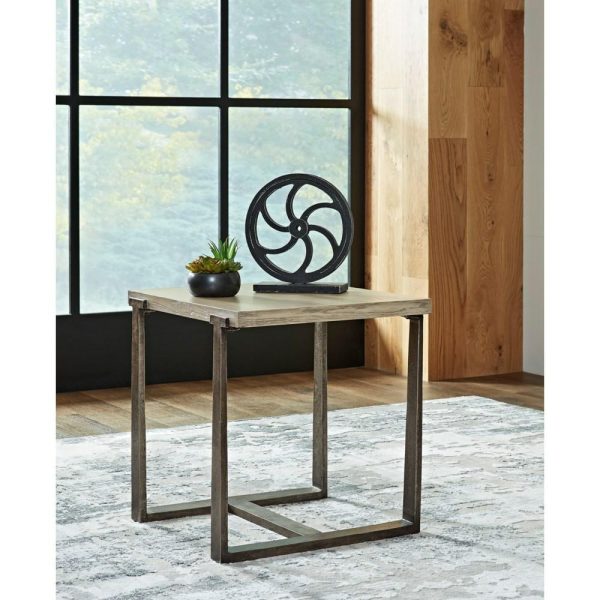 End Table With Metal Base  |  End & Side Tables End & Side Tables End & Side Tables