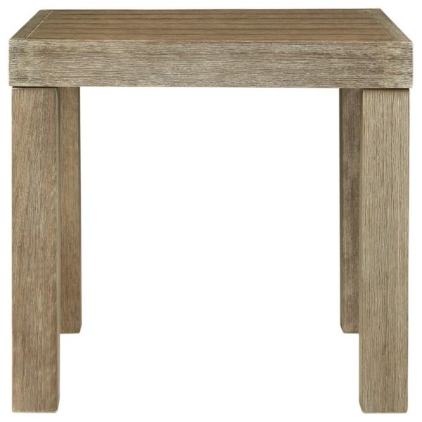 Eucalyptus Wood Square End Table  |  End & Side Tables End & Side Tables End & Side Tables