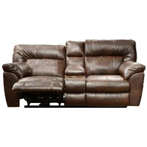 Extra Wide Reclining Console Loveseat With Storage And Cup-Holders  |  Reclining Loveseats Living Room Reclining Loveseats