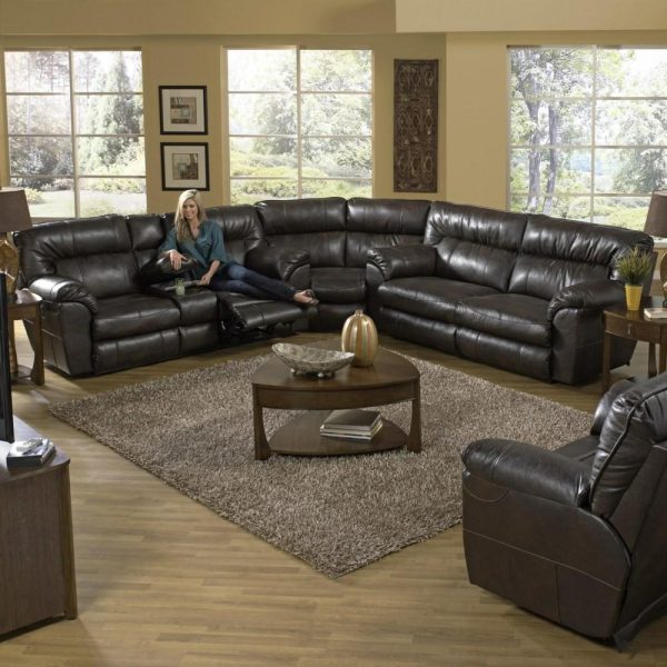 Extra Wide Reclining Console Loveseat With Storage And Cup-Holders  |  Reclining Loveseats Living Room Reclining Loveseats