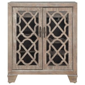 Farmhouse 2-Door Wine Cabinet  |  Accent Cabinets Accent Cabinets Accent Cabinets