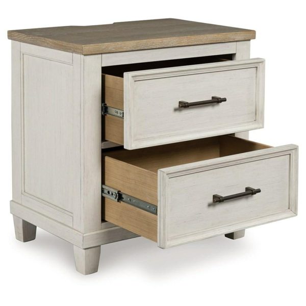 Farmhouse 2-Drawer Nightstand  |  Nightstands Bedroom Nightstands