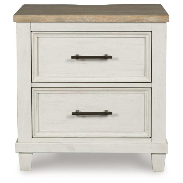 Farmhouse 2-Drawer Nightstand  |  Nightstands Bedroom Nightstands