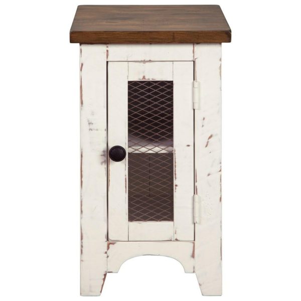 Farmhouse Chair Side End Table With Two-Tone Finish  |  End & Side Tables End & Side Tables End & Side Tables