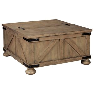 Farmhouse Cocktail Table With Lift Top Storage  |  Coffee Tables Coffee Tables Coffee Tables