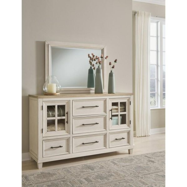 Farmhouse Dresser And Mirror  |  Mirrored Dressers Bedroom Mirrored Dressers