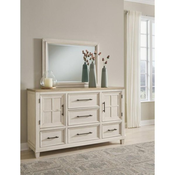 Farmhouse Dresser And Mirror  |  Mirrored Dressers Bedroom Mirrored Dressers