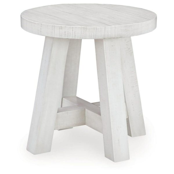 Farmhouse Round End Table  |  End & Side Tables End & Side Tables End & Side Tables