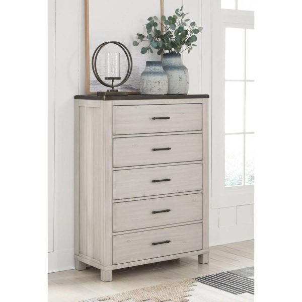 Farmhouse Two-Tone 5-Drawer Chest  |  Chest Of Drawers Bedroom Chest Of Drawers