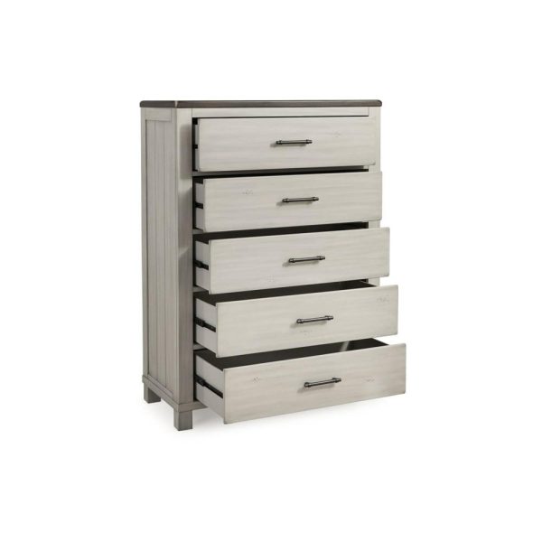 Farmhouse Two-Tone 5-Drawer Chest  |  Chest Of Drawers Bedroom Chest Of Drawers