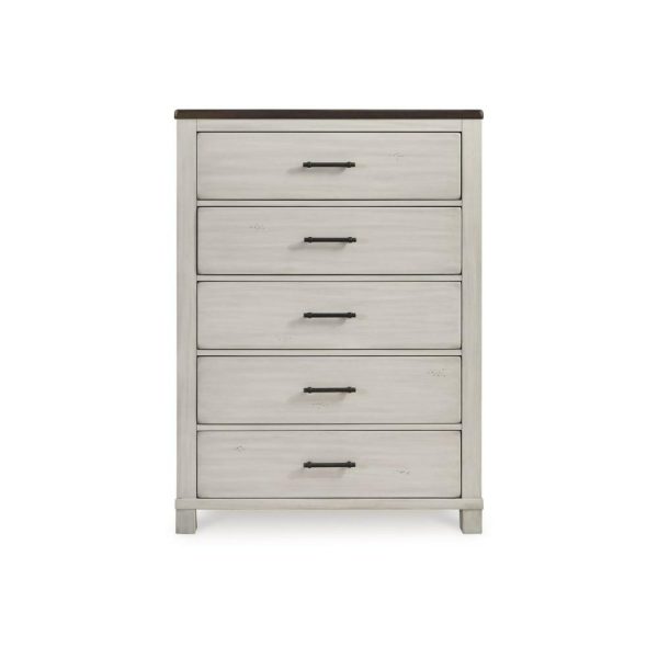 Farmhouse Two-Tone 5-Drawer Chest  |  Chest Of Drawers Bedroom Chest Of Drawers